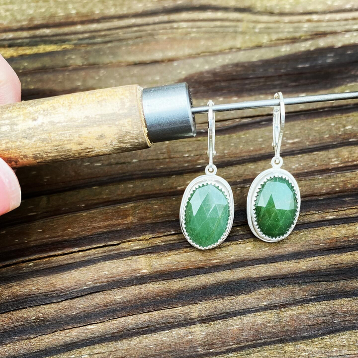 Green Aventurine Earrings // Ready to Ship