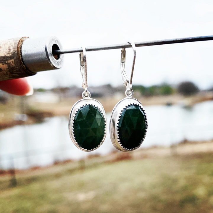 Green Aventurine Earrings // Ready to Ship