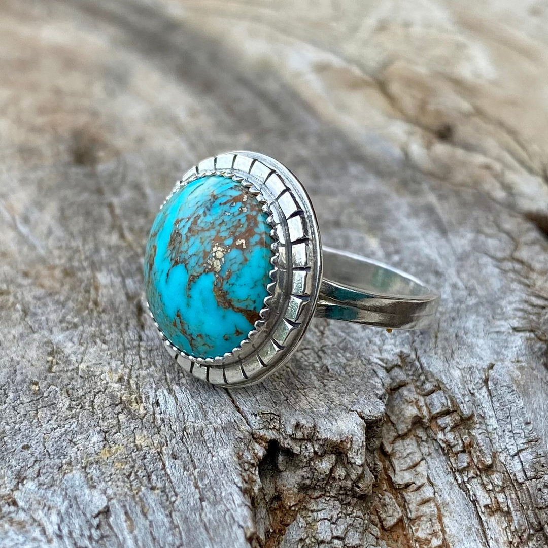 Stormy Skies Ring // Size 8 // Ready to Ship