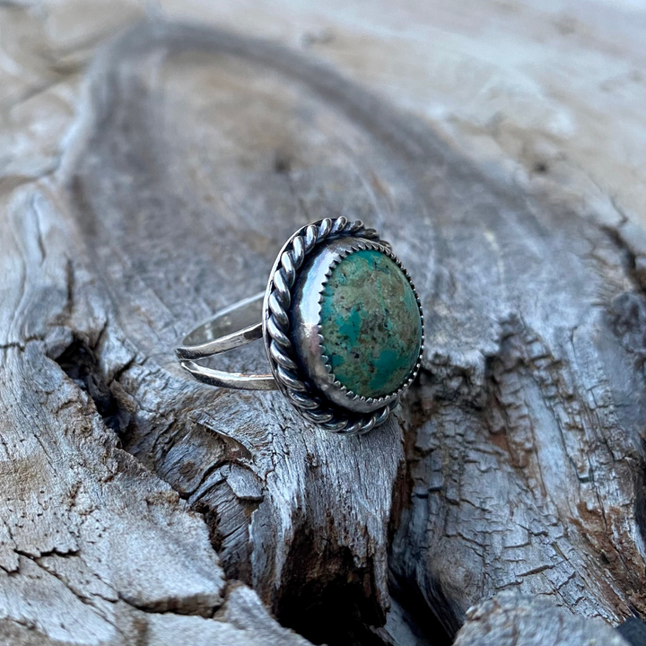 Earth Bound Turquoise Ring // Size 7.5