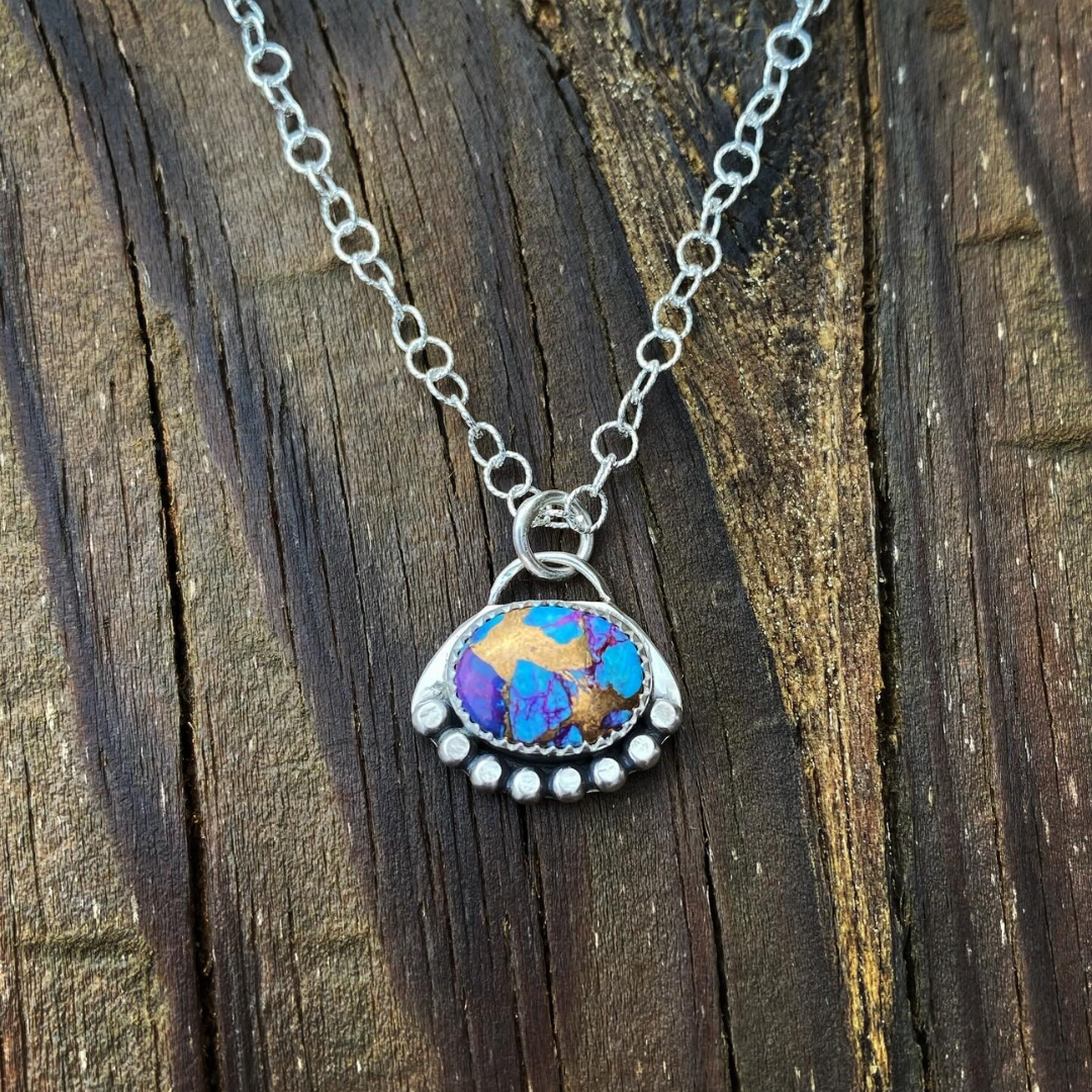 Purple Mojave Pendant // Ready to Ship