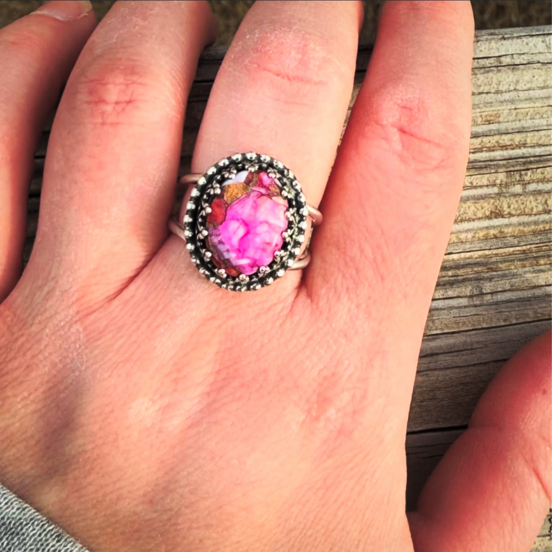 Starburst Ring // Size 7 // Ready to Ship