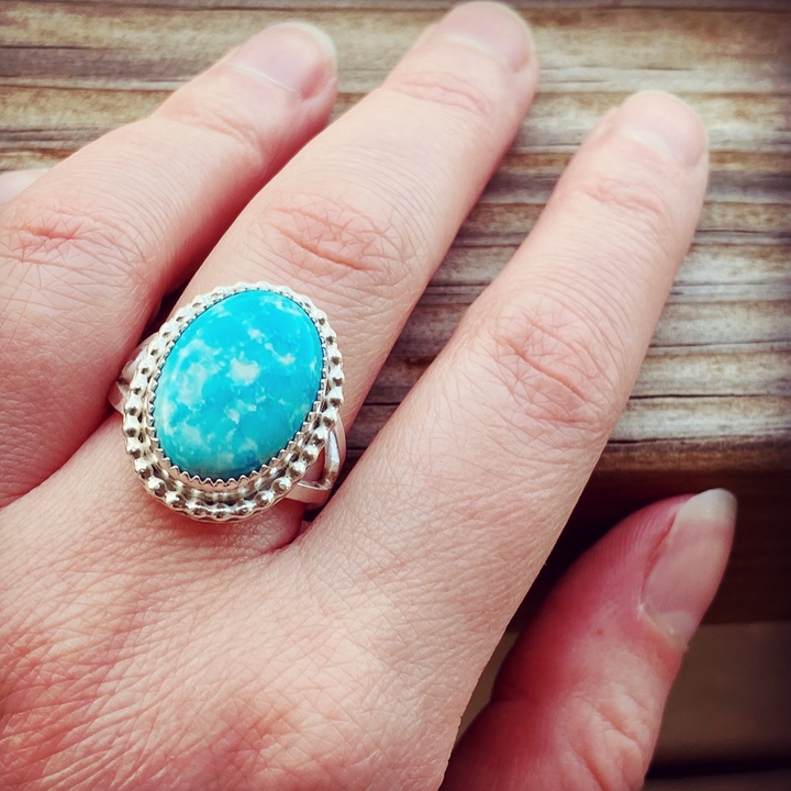 "Blue Skies" Sierra Bella Ring // Size 6.75 // Ready to Ship