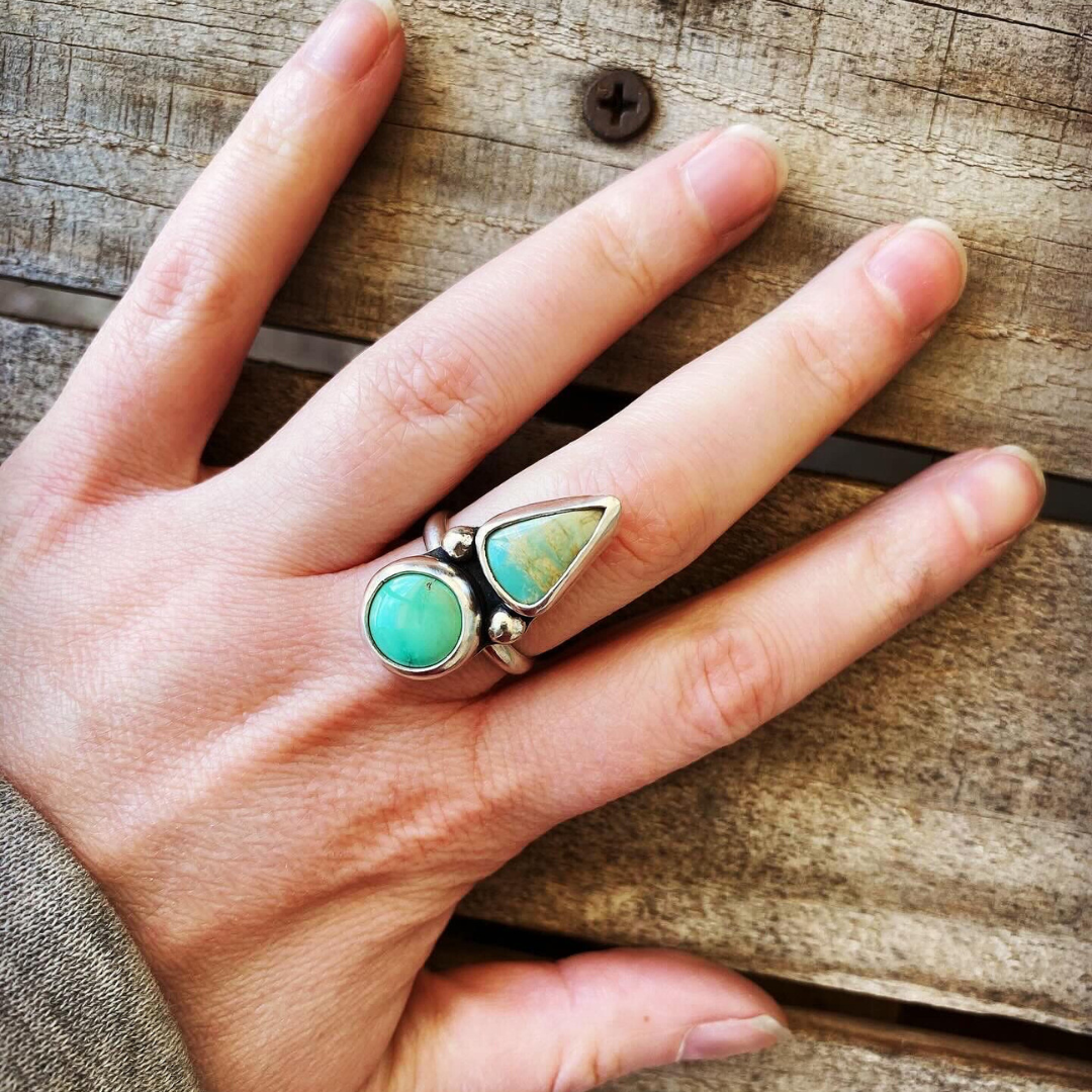 Sierra Bella & Evans Turquoise Ring // Size 7.5