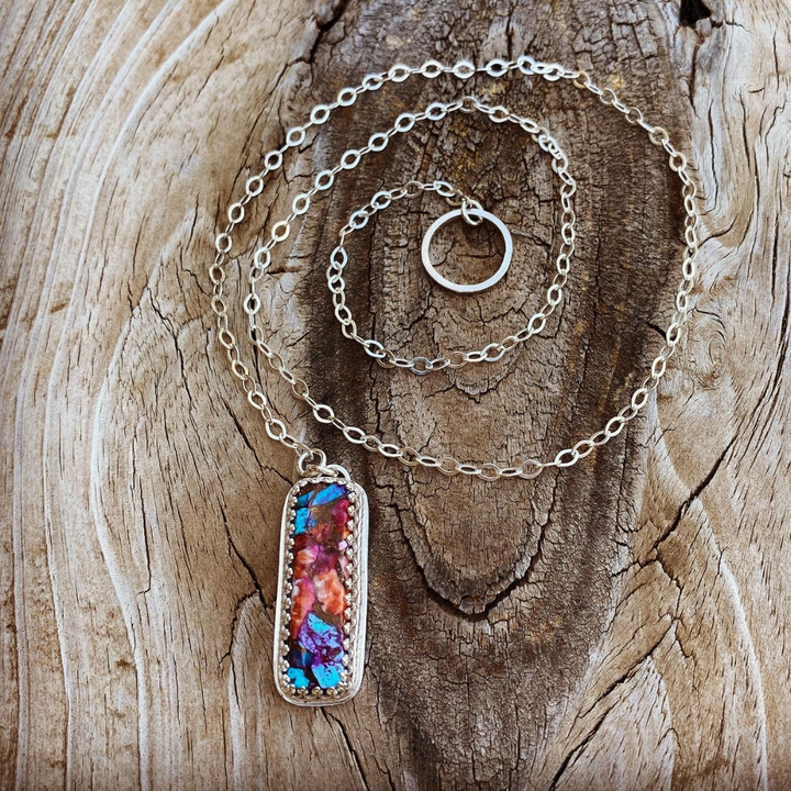 Mohave Turquoise // Lariat Necklace