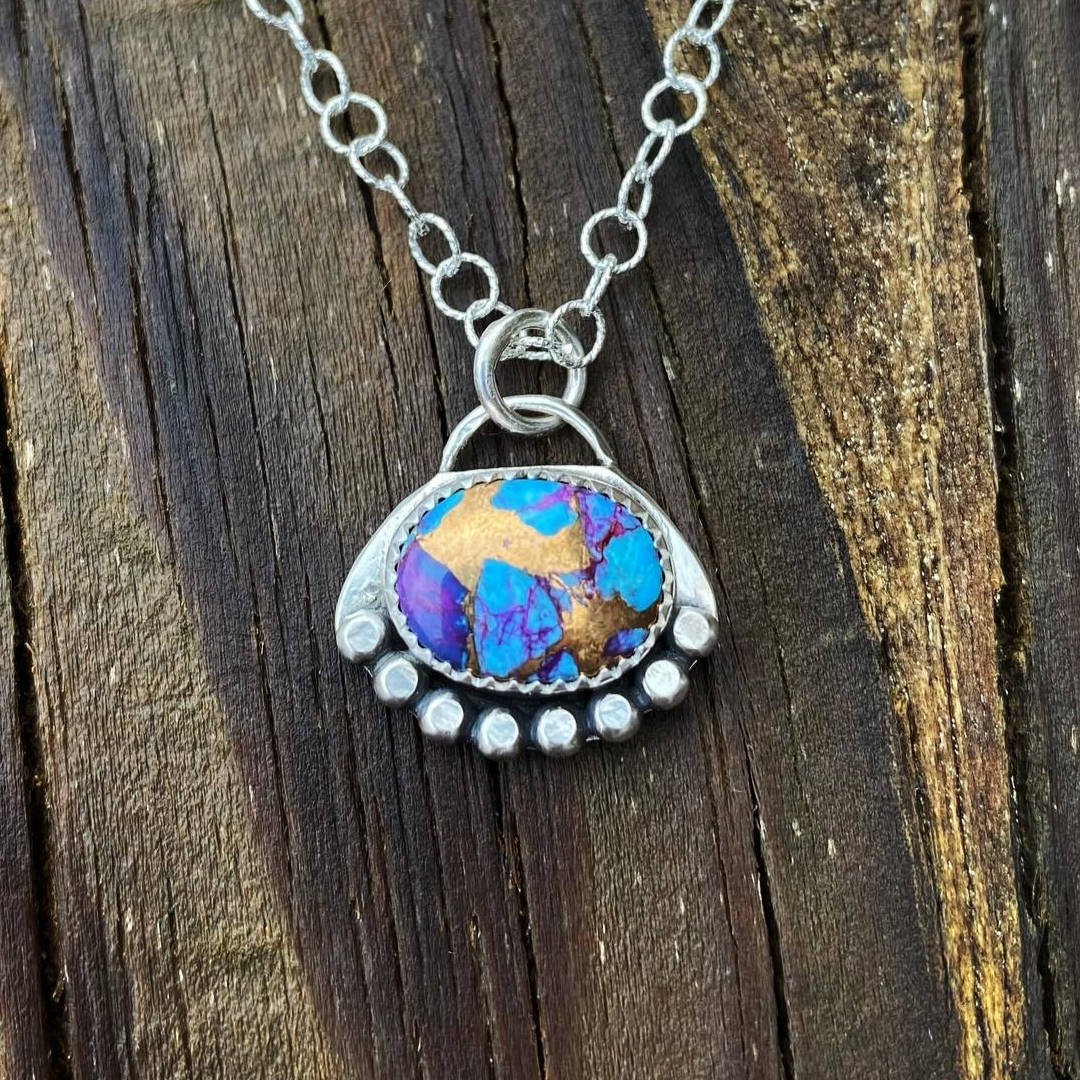 Purple Mojave Pendant // Ready to Ship