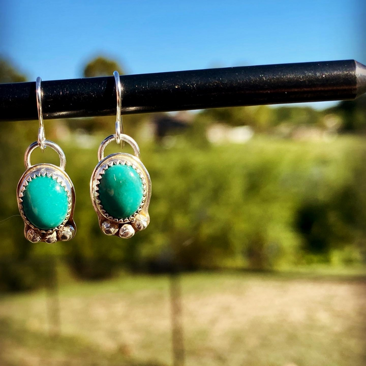 Green (Turkish Turquoise) Earrings