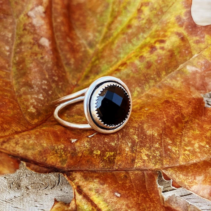 Black Onyx Ring // Size 10