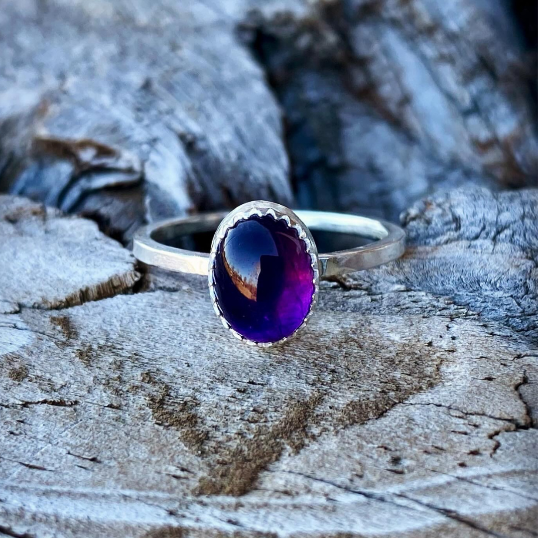 Amethyst // Stacking Ring // Made to Order