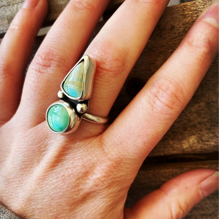 Sierra Bella & Evans Turquoise Ring // Size 7.5