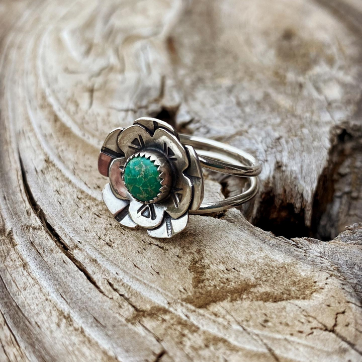 Emerald Valley Turquoise Ring // Size 9.5