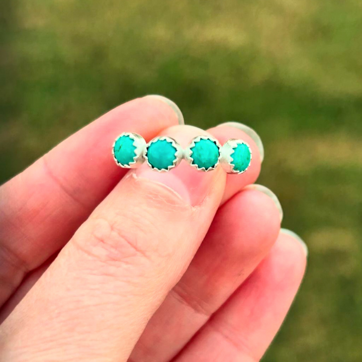 Lone Mountain Turquoise Ring // Size 9 // Ready to Ship