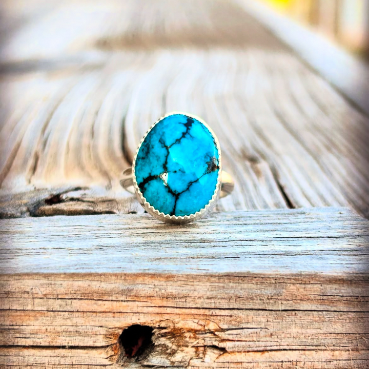 Turquoise Ring // Size 6.75 // Ready to Ship