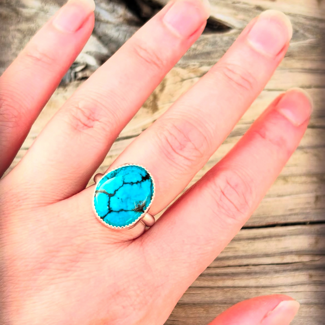 Turquoise Ring // Size 6.75 // Ready to Ship