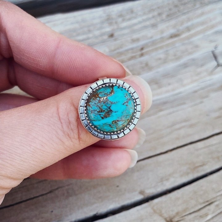 Stormy Skies Ring // Size 8 // Ready to Ship