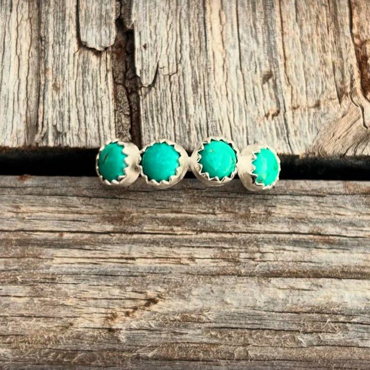 Lone Mountain Turquoise Ring // Size 9 // Ready to Ship