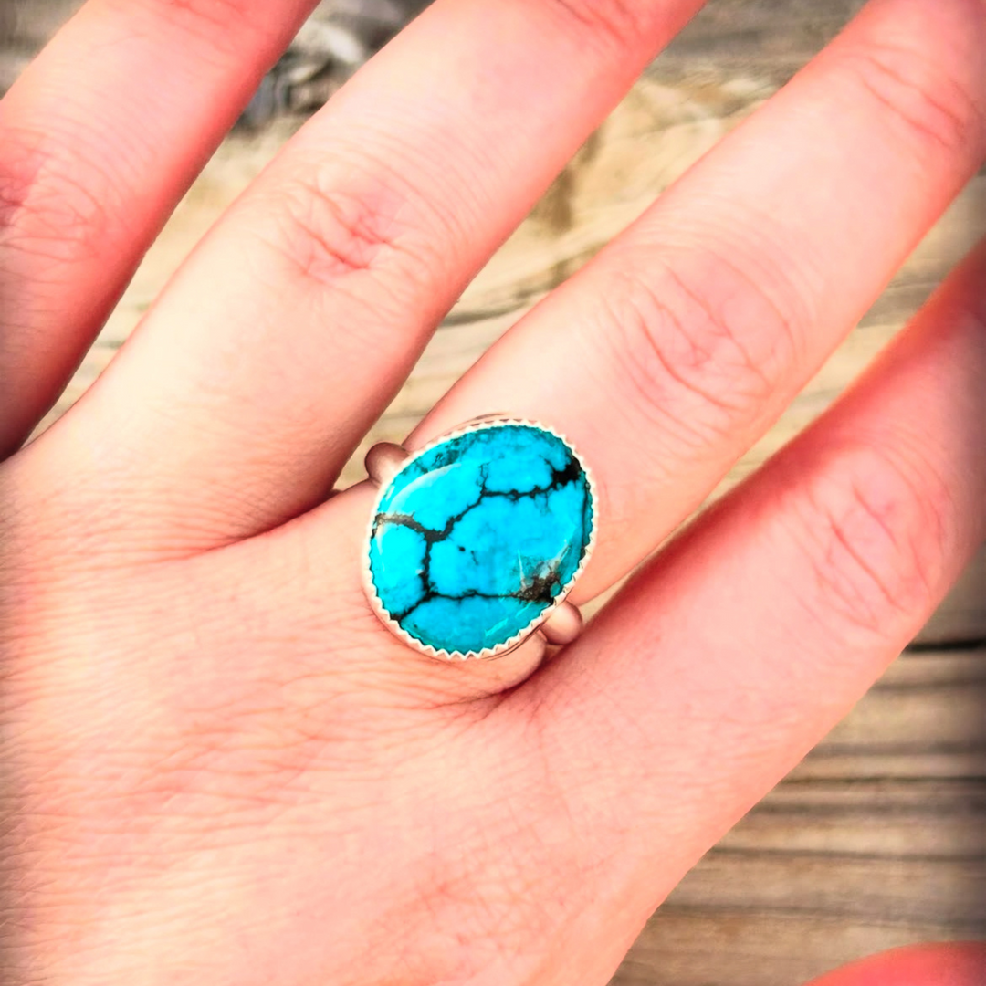 Turquoise Ring // Size 6.75 // Ready to Ship