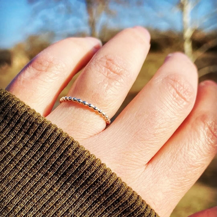 Beaded Stacking Ring // Made to Order