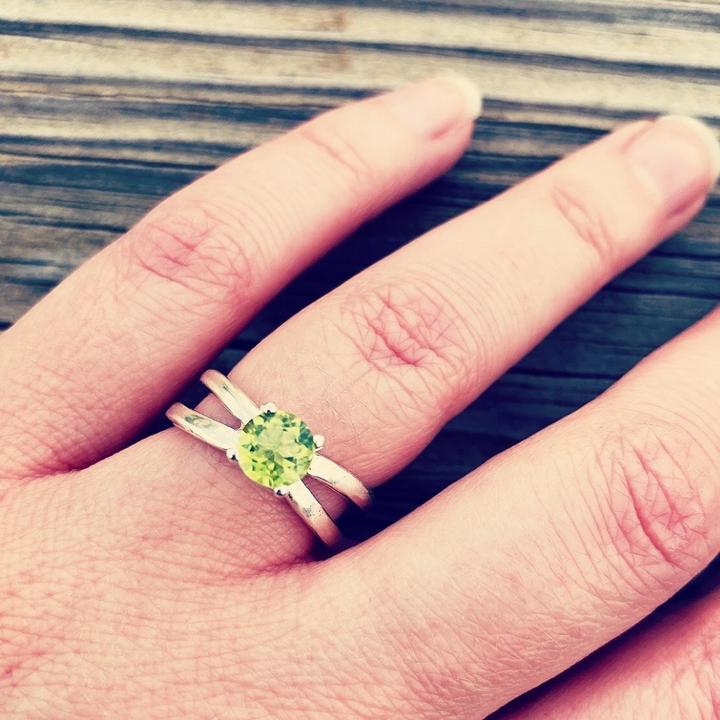 Peridot Ring // Size 5.75 // Ready to Ship